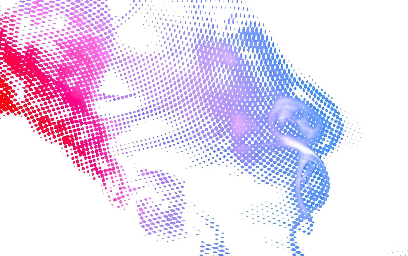 After: the same smoke converted into NXRIP halftone dots